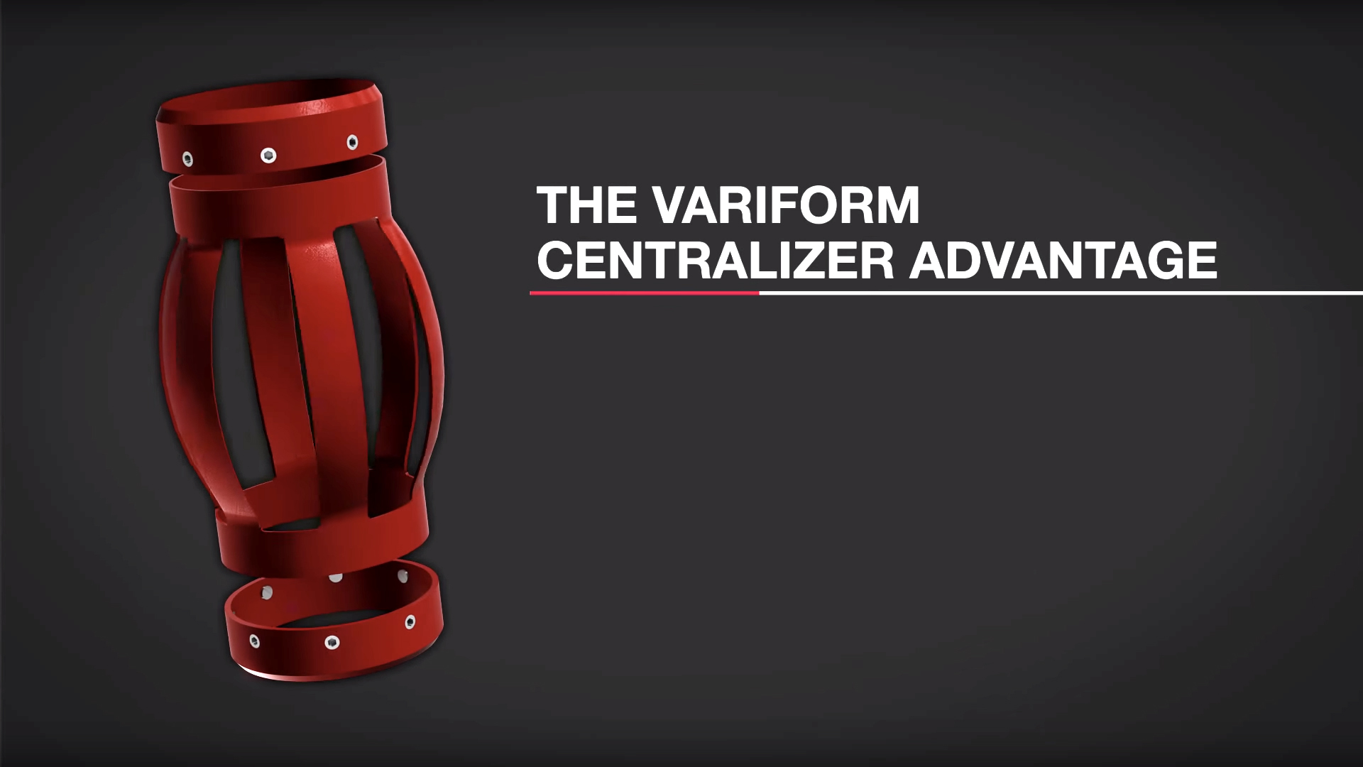 Variform centralizer 3D rendering created by Kellen Kemp